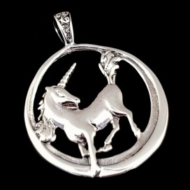 Unicorn. Sterling silver