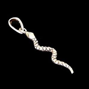 Snake. Sterling silver pendant