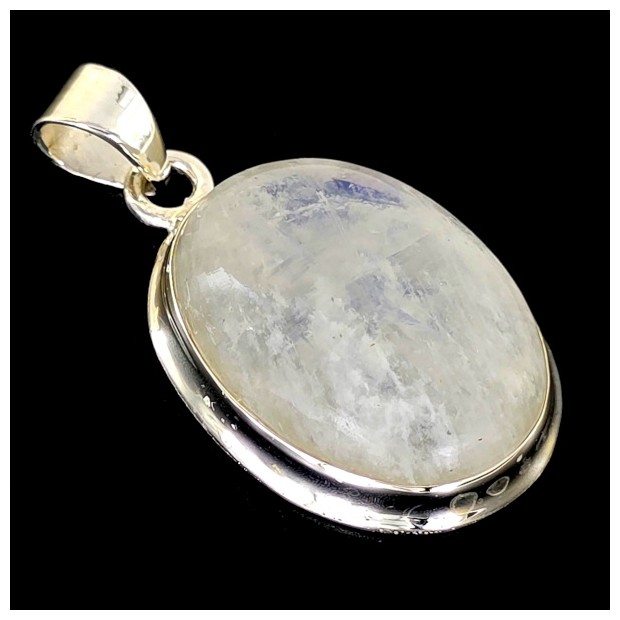 Moon Stone Pendant. Sterling Silver