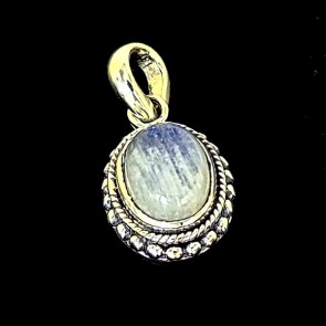 Moon Stone Pendant - Sterling Silver